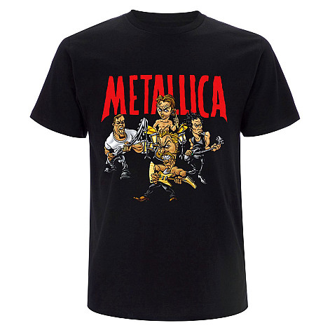 Metallica t-shirt, Load Chavez Cartoon Black, men´s