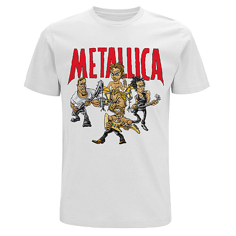 Metallica t-shirt, Load Chavez Cartoon White, men´s