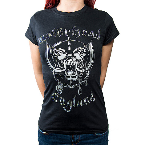 Motorhead t-shirt, England Diamante, ladies