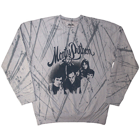 Monty Python mikina, Group Shot Sweatshirt Wash Grey, men´s