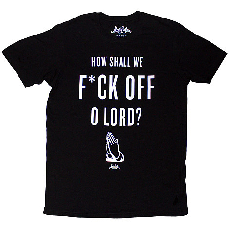 Monty Python t-shirt, F Off Black, men´s