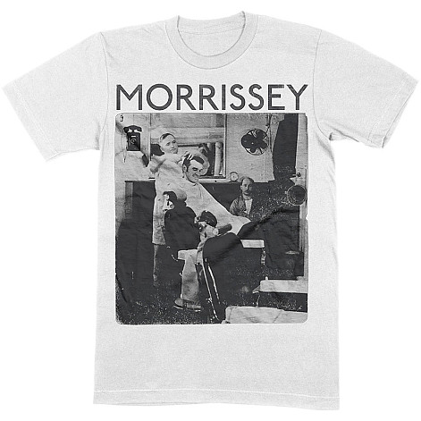 Morrissey t-shirt, Barber Shop White, men´s