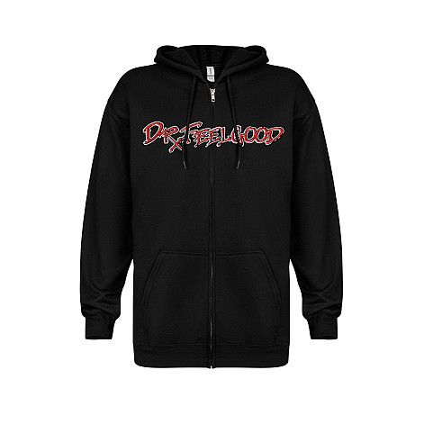 Motley Crue mikina, Dr. Feelgood Logo Zipped BP Black, men´s