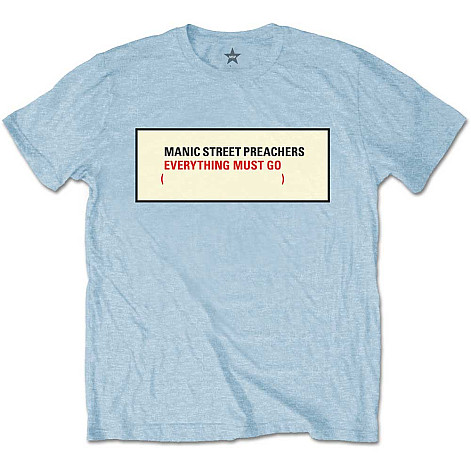 Manic Street Preachers t-shirt, EMG Blue, men´s