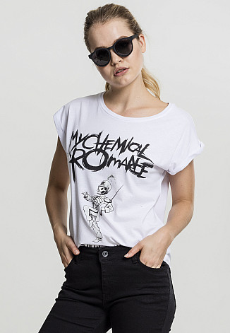 My Chemical Romance t-shirt, The Black Parade Cover White, ladies