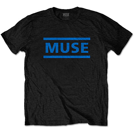 Muse t-shirt, Dark Blue Logo Black, men´s