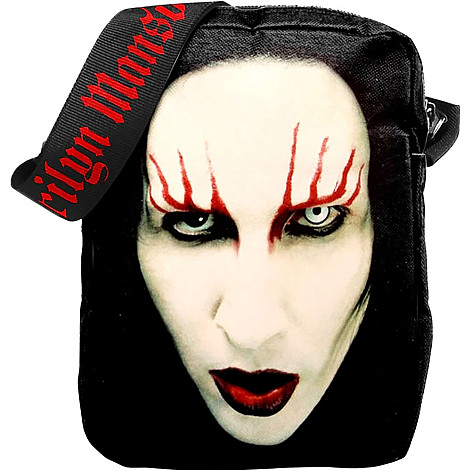 Marilyn Manson Crossbody Bag PES 21/16/5,5 cm, Red Lips