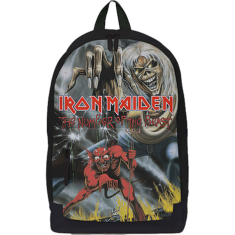Iron Maiden rucksack PES 43x30x15 cm/580 g, Number Of The Beast Black