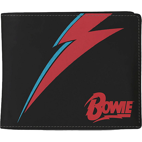 David Bowie purse PU 11 x 10 x 1 cm, Lightning Black
