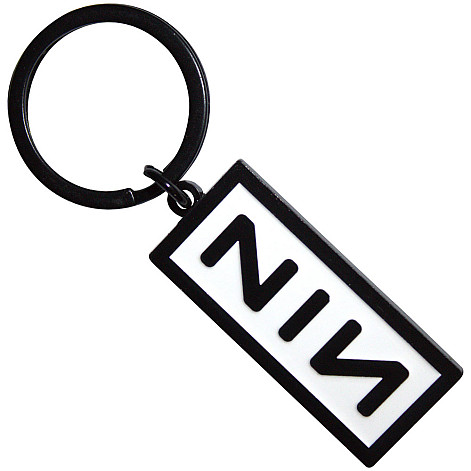 Nine Inch Nails kovová keychain 45 mm, Logo Zinc