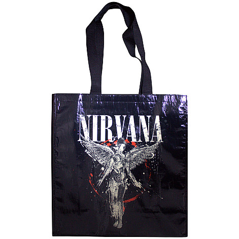 Nirvana sopping bag Eco PES 40x38x15 cm/120g, In Utero Black