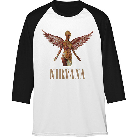 Nirvana t-shirt long 3/4 rukáv, Triangle In Utero, men´s