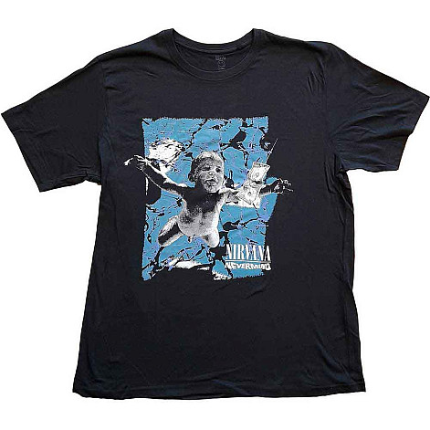Nirvana t-shirt, Nevermind Cracked Black, men´s