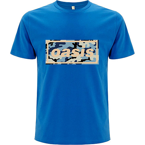Oasis t-shirt, Camo Logo Blue, men´s