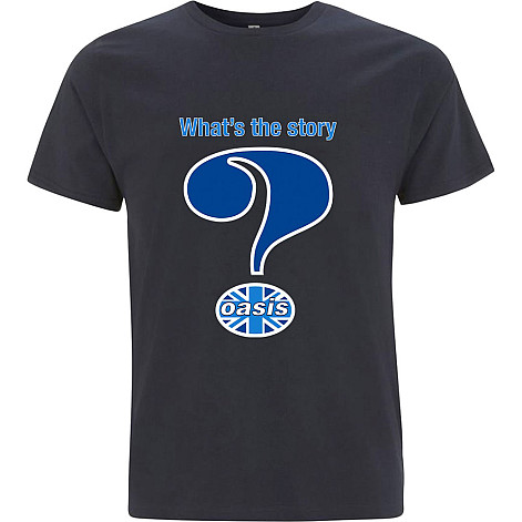 Oasis t-shirt, Question Mark Black, men´s