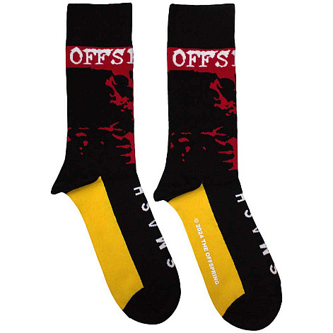 The Offspring ponožky, Smash Black, unisex - velikost 4 až 7 (36 až 40 EU)