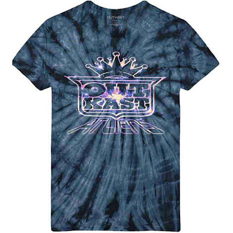 Outkast t-shirt, Space ATLiens Dye Wash Blue, men´s