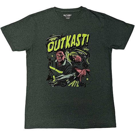 Outkast t-shirt, ATLiens Green, men´s
