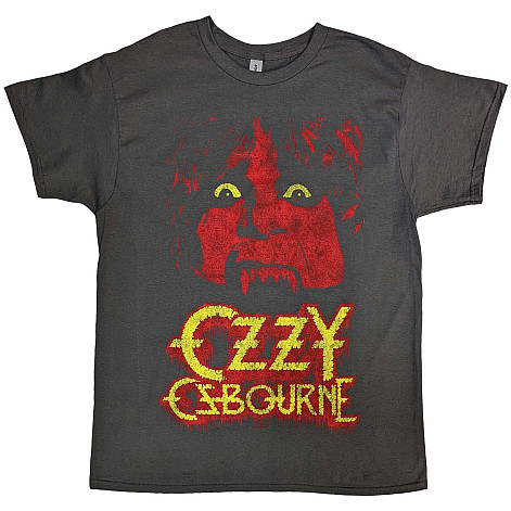 Ozzy Osbourne t-shirt, Yellow Eyes Jumbo Charcoal Grey, men´s
