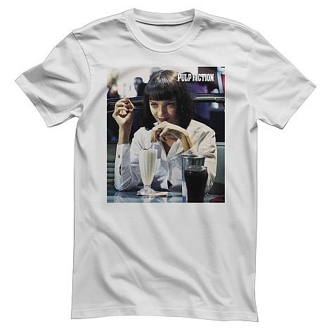 Pulp Fiction t-shirt, Mia Wallace White, men´s