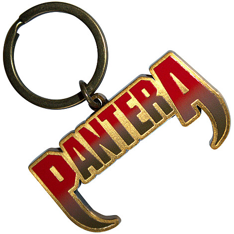 Pantera kovová keychain 55mm, Fangs Logo Zinc