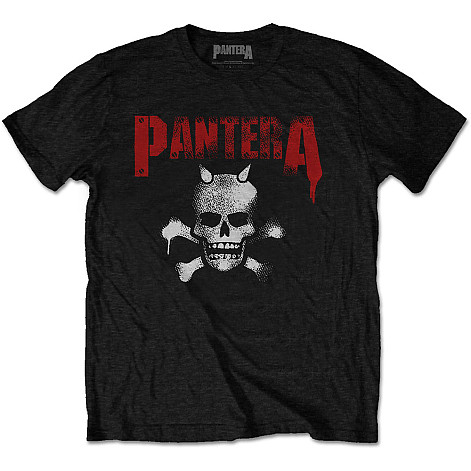 Pantera t-shirt, Horned Skull Stencil, men´s