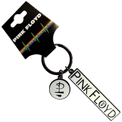 Pink Floyd keychain 60 x 20mm, Division Bell Logo & Charm Zinc