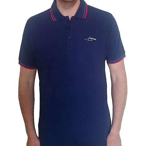 Pink Floyd polo t-shirt, DSOTM Prism Navy, men´s