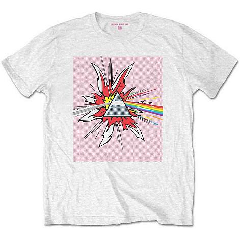 Pink Floyd t-shirt, Lichtenstein Prism White, men´s