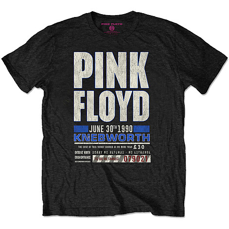Pink Floyd t-shirt, Knebworth '90 Blue Black, men´s