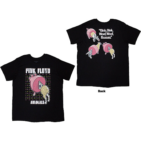 Pink Floyd t-shirt, Animals Cartoons BP Black, men´s