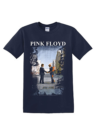 Pink Floyd t-shirt, Burning Man Navy, men´s