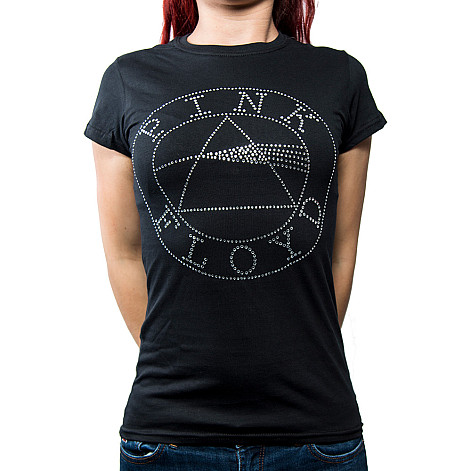 Pink Floyd t-shirt, Circle Logo Diamante, ladies