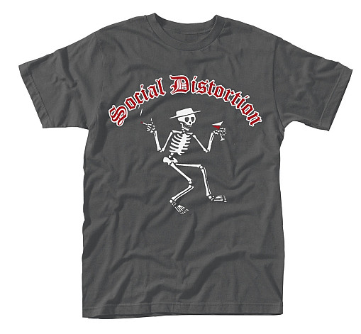 Social Distortion t-shirt, Skelly Logo Grey, men´s