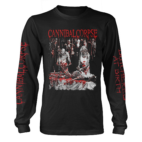 Cannibal Corpse t-shirt long rukáv, Butchered At Birth Explicit, men´s