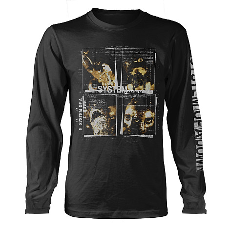 System Of A Down t-shirt long rukáv, Face Boxes, men´s