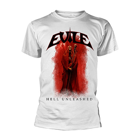 Evile t-shirt, Hell Unleashed BP White, men´s