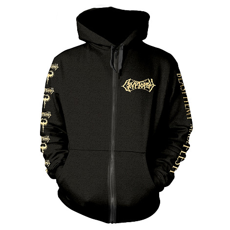 Cryptopsy mikina, Blasphemy Made Flesh Zipp BP Black, men´s