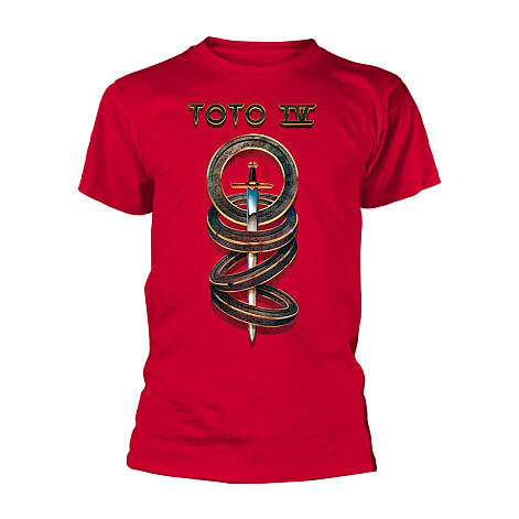 TOTO t-shirt, TOTO IV Red, men´s