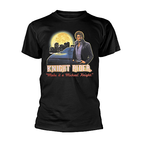 Knight Rider t-shirt, Make It A Michael Knight Black, men´s