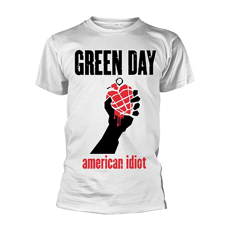 Green Day t-shirt, American Idiot BP White, men´s
