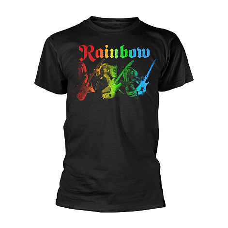 Rainbow t-shirt, 3 Ritchies Rainbow Black, men´s