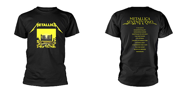 Metallica t-shirt, M72 Square Cover BP Black, men´s