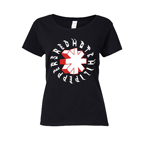 Red Hot Chili Peppers t-shirt, Hand Drawn Black, ladies