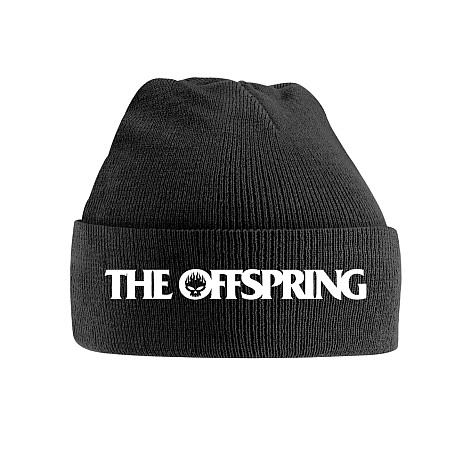 The Offspring winter bavlněný beanie cap, Flaming Skull Black, unisex