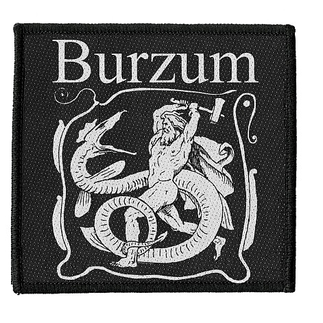 Burzum patch 95 x 95 mm, Serpent Slayer