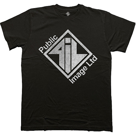 Public Image Ltd t-shirt, Diamond Logo & Text Black, men´s