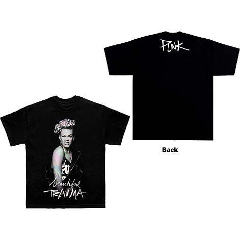 Pink t-shirt, Wink BP Black, men´s