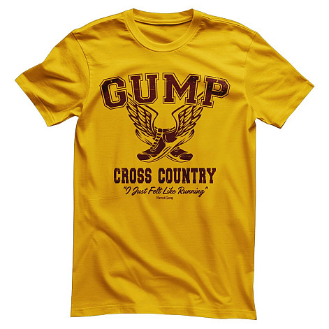 Forrest Gump t-shirt, Cross Country Gold, men´s