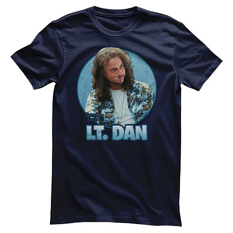 Forrest Gump t-shirt, Lt. DAN Navy Blue, men´s